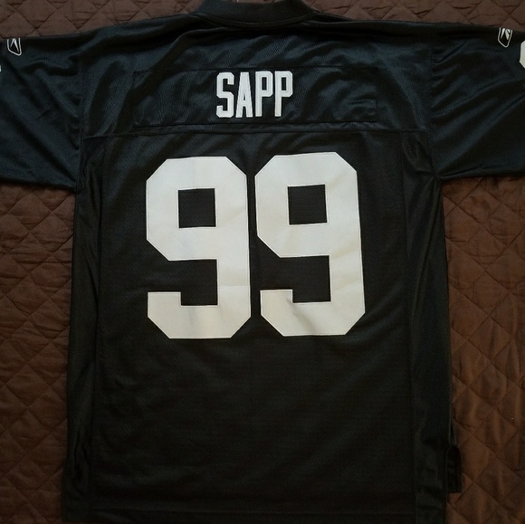 Warren Sapp Oakland Raiders Jersey - Picture 3 of 7